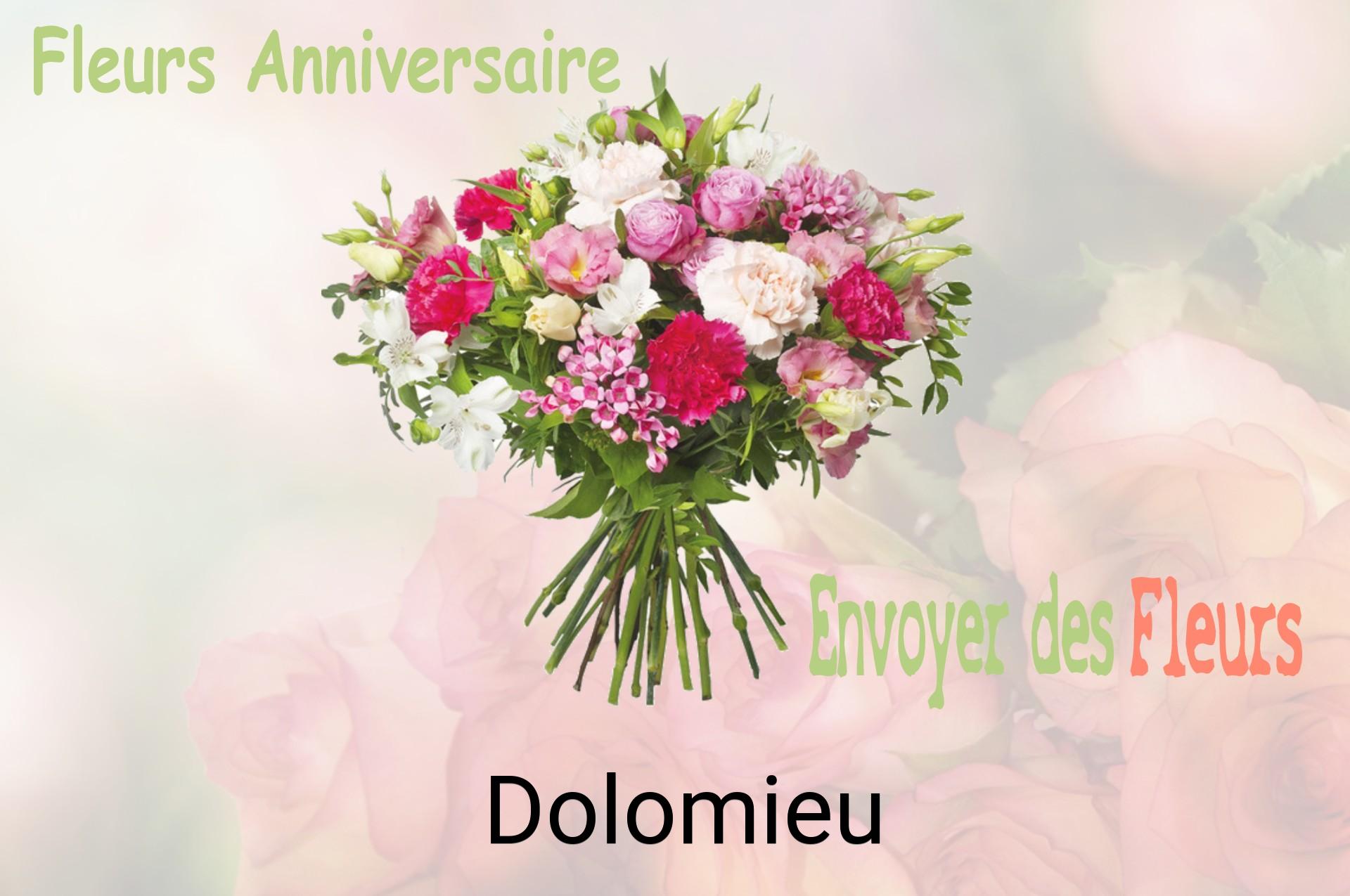 Bouquet de fleurs d’anniversaire livré à Dolomieu